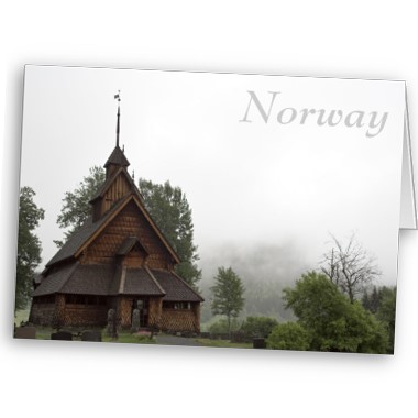 Norway Note Card